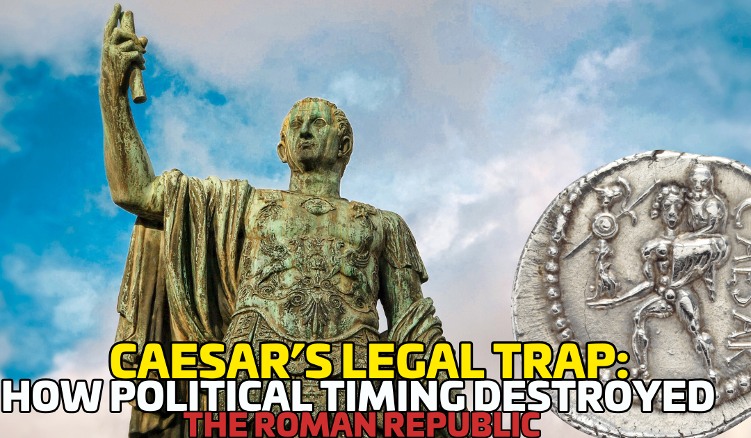 Caesar’s Legal Trap: How Political Timing Destroyed the Roman Republic